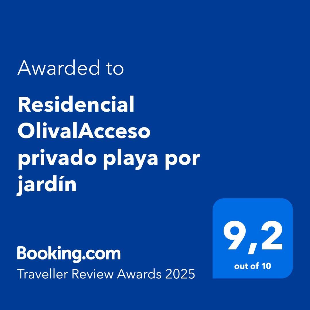 Residencial Olivalacceso Privado Playa Por Jardin Exterior photo